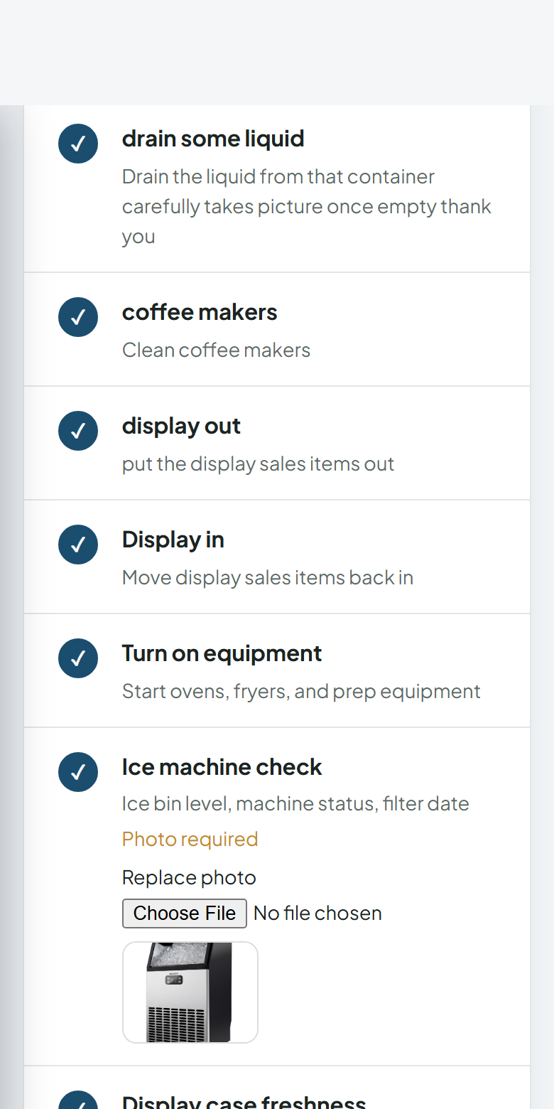 DutySeal mobile jobsite checklist